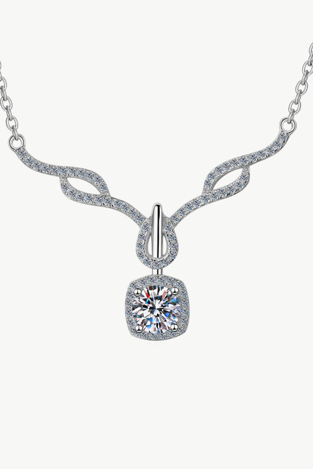 Right On Trend Moissanite Pendant Necklace - Ruby's Fashion