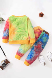 Kids Tie-Dye Top and Joggers Set - Ruby's Fashion