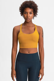 Double-Strap Cross-Back Sports Bra - Ruby's Fashion