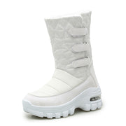 Women's outdoor plus velvet high top snow boots - Ruby's Fashion