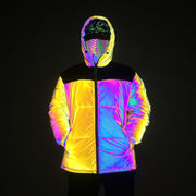 Yellow Stitching Colorful Reflective Cotton Clothing - Ruby's Fashion