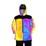 Yellow Stitching Colorful Reflective Cotton Clothing - Ruby's Fashion