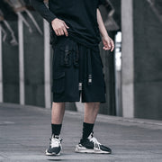 Xiaobin Guochao Summer Functional Wind Straight Pants Men's Loose Trendy Brand Multi-pocket Drawstring Pants Workwear Shorts Trend - Ruby's Fashion