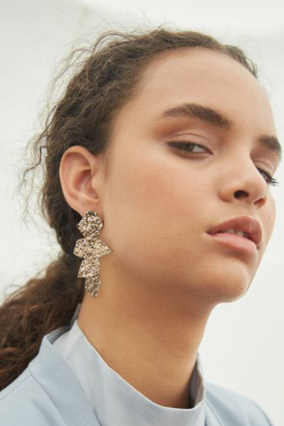 18K Gold-Plated Irregular Earrings - Ruby's Fashion