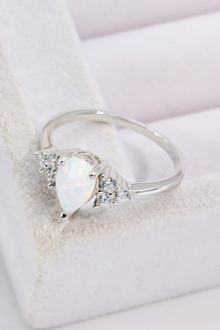 Limitless Love Opal and Zircon Ring - Ruby's Fashion