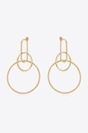 Speak For Yourself Link Hoop Earrings - Ruby's Fashion