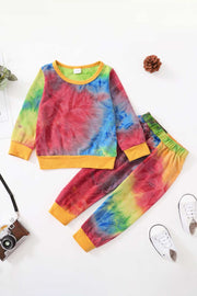 Kids Tie-Dye Top and Joggers Set - Ruby's Fashion