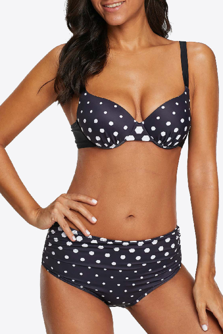 Polka Dot Bikini Set - Ruby's Fashion