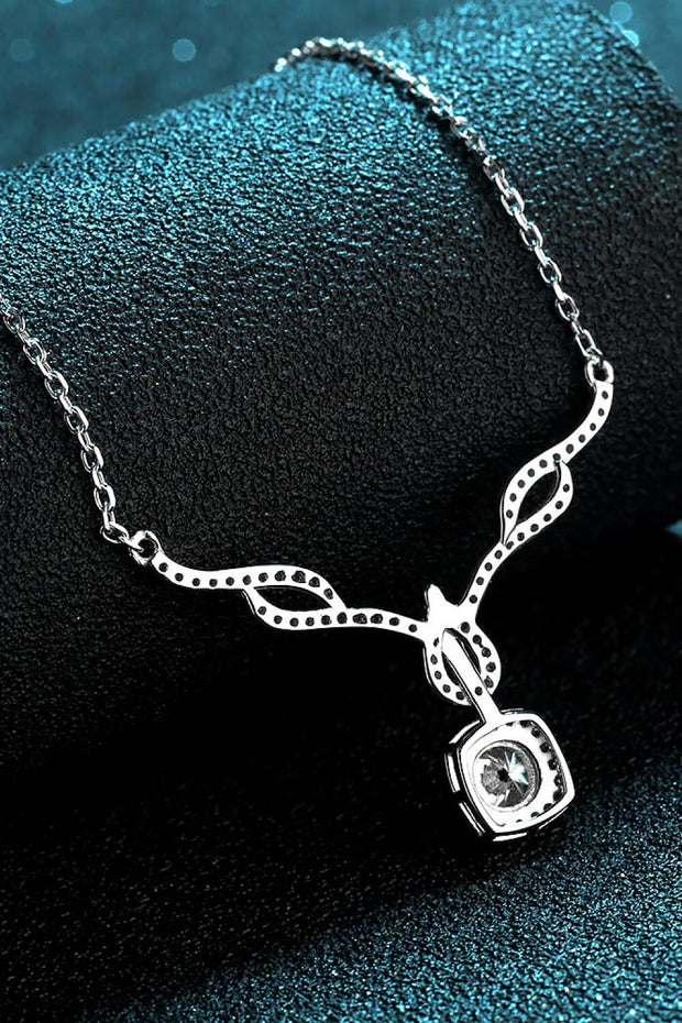 Right On Trend Moissanite Pendant Necklace - Ruby's Fashion