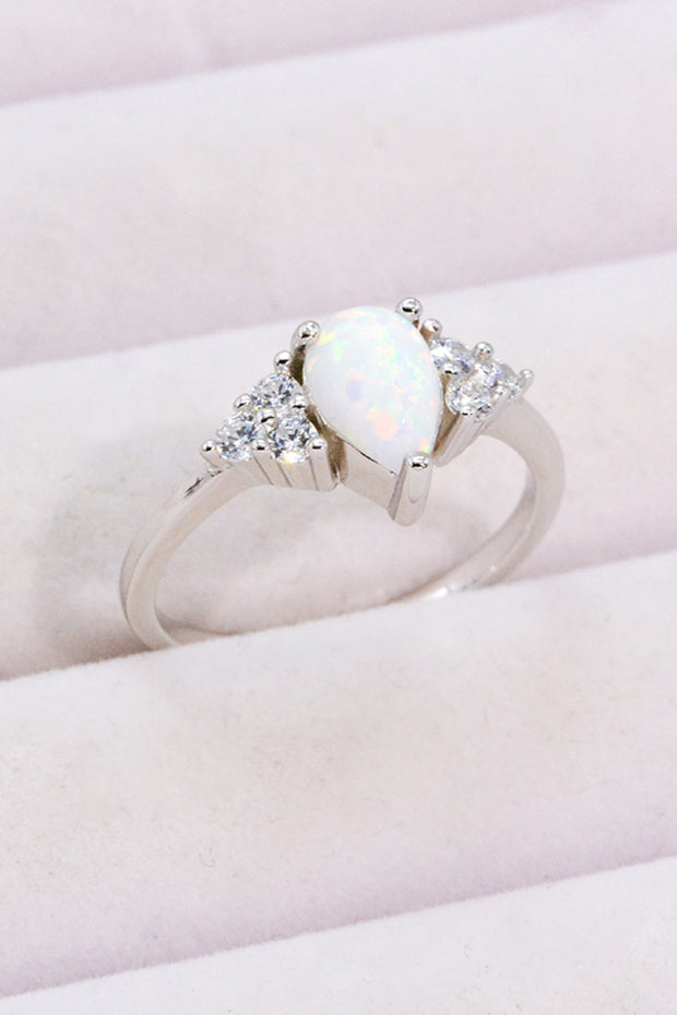 Limitless Love Opal and Zircon Ring - Ruby's Fashion