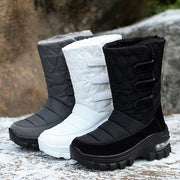 Women's outdoor plus velvet high top snow boots - Ruby's Fashion