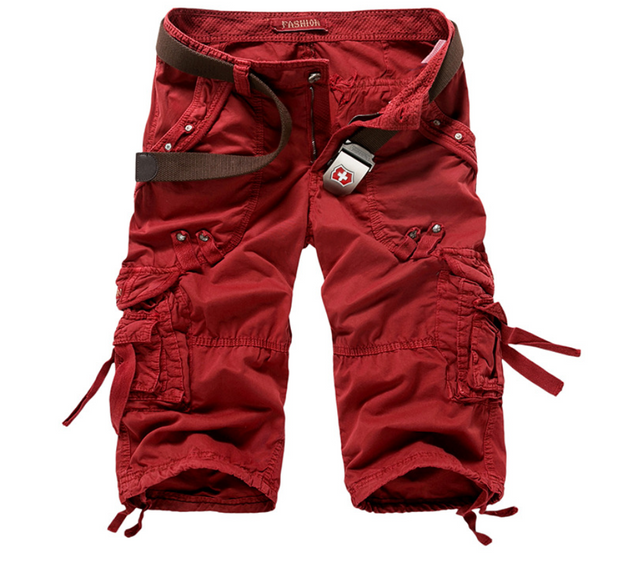 Workwear Shorts Multi-pocket Pants - Ruby's Fashion