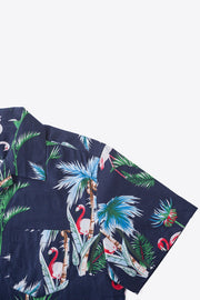 Tropical Pattern Short Sleeve Shirt