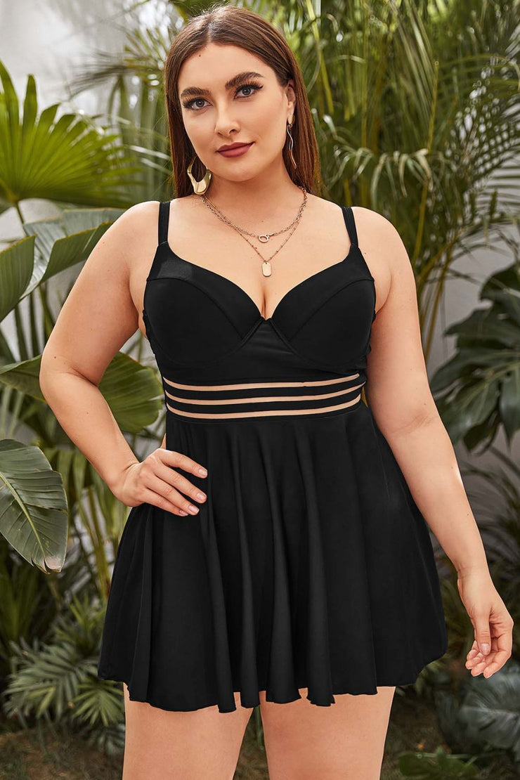 Plus Size Two-Piece Swimsuit - Ruby's Fashion