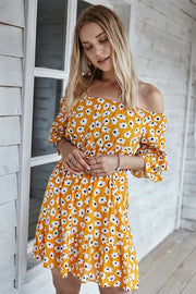 Dainty Daisy Off The Shoulder Dress