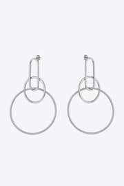 Speak For Yourself Link Hoop Earrings - Ruby's Fashion