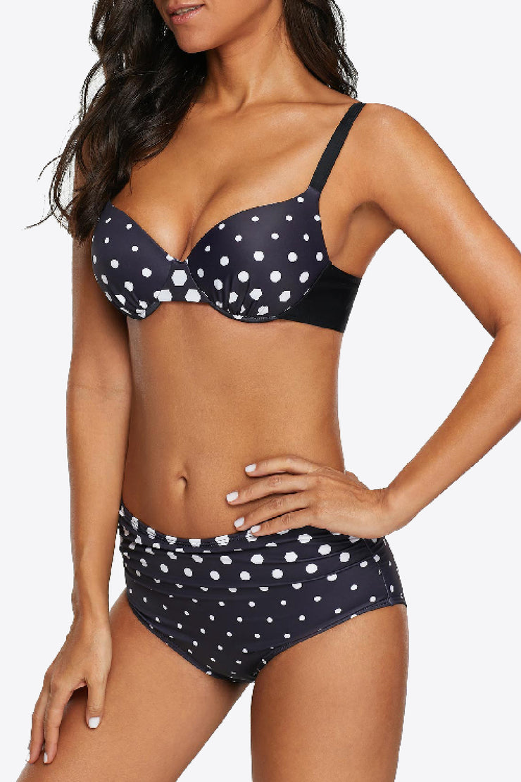 Polka Dot Bikini Set - Ruby's Fashion