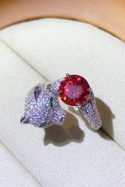 2 Carat Moissanite Adjustable Animal Ring - Ruby's Fashion