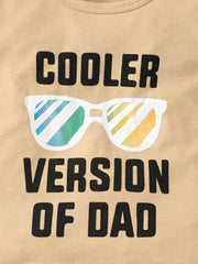 Boys COOLER VERSION OF DAD Tee and Shorts Set - Ruby's Fashion