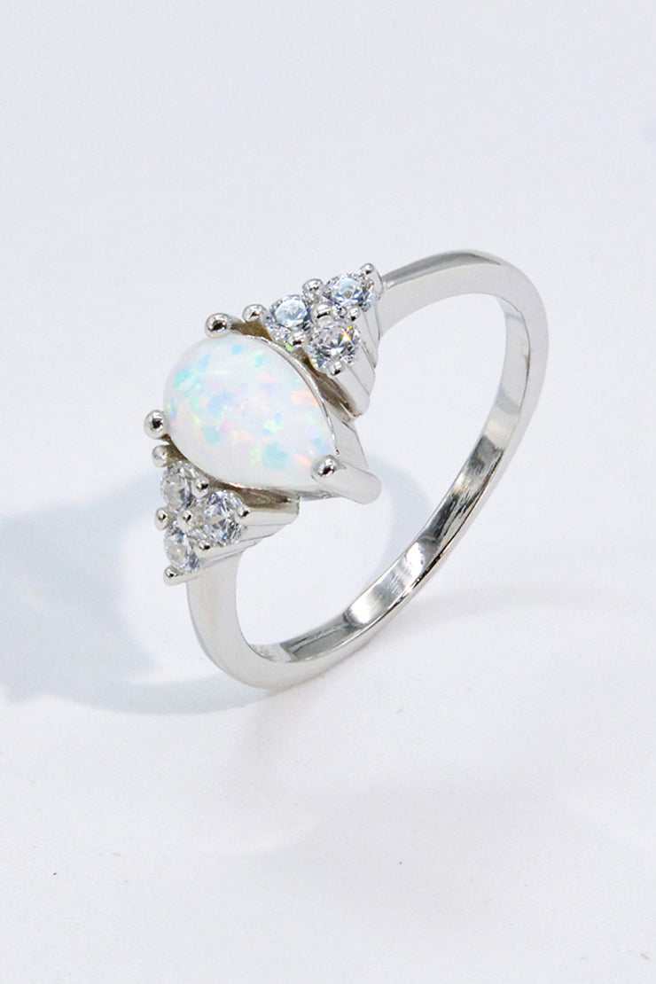 Limitless Love Opal and Zircon Ring - Ruby's Fashion