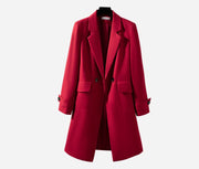 Women's Professional Long Suit Trench Coat - Ruby's Fashion