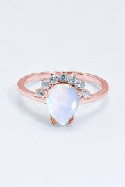 925 Sterling Silver Moonstone Ring - Ruby's Fashion