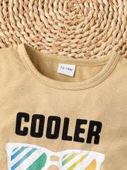 Boys COOLER VERSION OF DAD Tee and Shorts Set - Ruby's Fashion