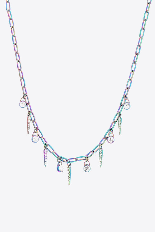 Colorful Multi-Charm Necklace - Ruby's Fashion