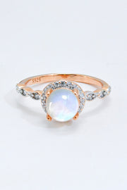 Round Moonstone Ring - Ruby's Fashion