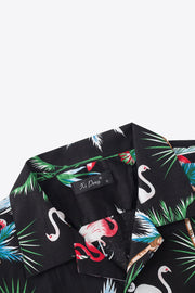 Tropical Pattern Short Sleeve Shirt