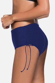 Swim Shorts with Side Drawstring - Ruby's Fashion