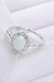 Just For You 925 Sterling Silver Opal Ring - Ruby's Fashion