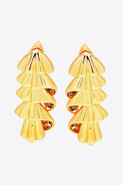 So Gorgeous 18K Gold-Plated Rhinestone Earrings - Ruby's Fashion