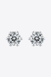 Good Days Ahead Moissanite Stud Earrings - Ruby's Fashion