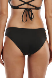 Cutout Low Waist Swim Bottoms - Ruby's Fashion