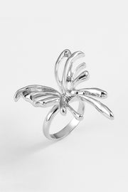Zinc Alloy Butterfly Ring - Ruby's Fashion