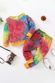 Kids Tie-Dye Top and Joggers Set - Ruby's Fashion