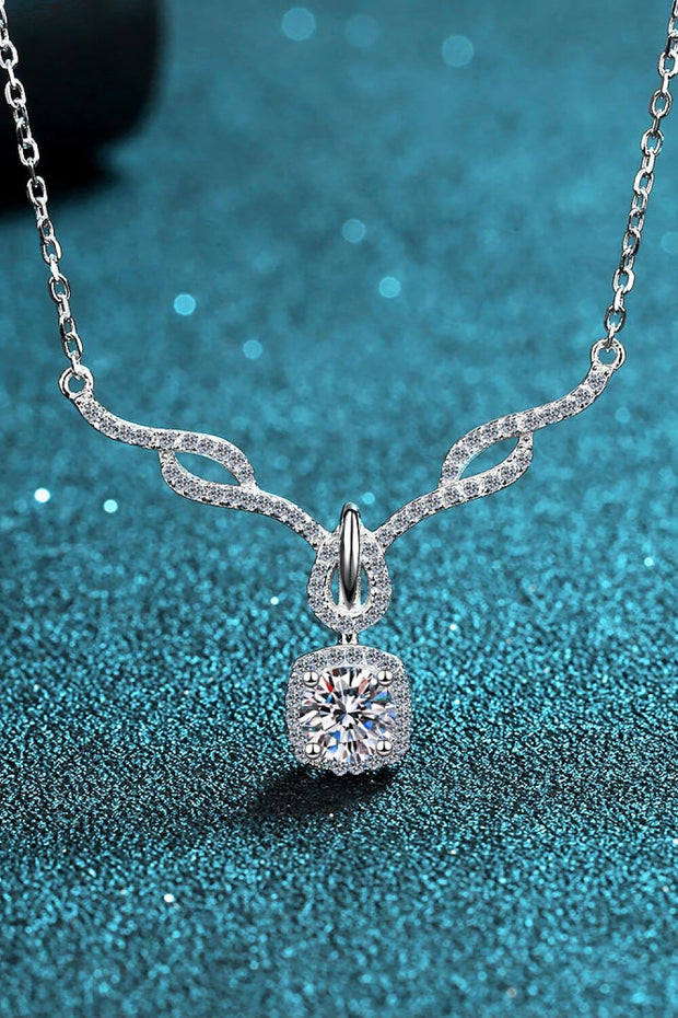 Right On Trend Moissanite Pendant Necklace - Ruby's Fashion