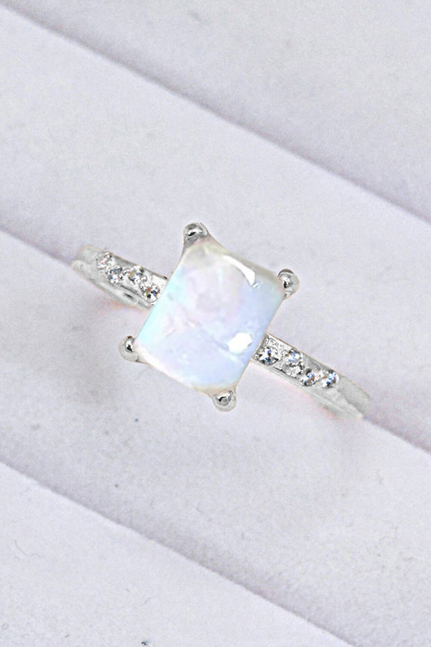 Square Moonstone Ring - Ruby's Fashion