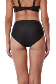 Crisscross Detail High Waist Swim Bottoms - Ruby's Fashion