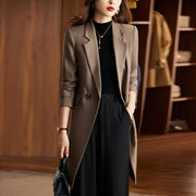 Women's Professional Long Suit Trench Coat - Ruby's Fashion