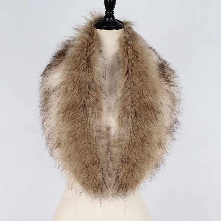 Faux Fur Fur Collar Shawl Accessories Single Product - Ruby's Fashion