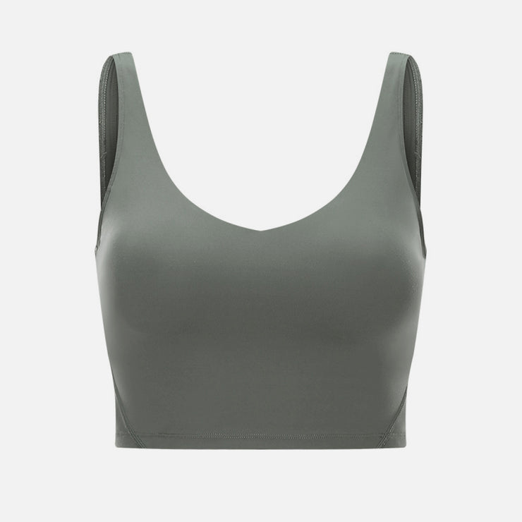 Scoop Back Sports Bra - Ruby's Fashion