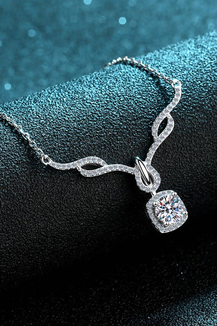 Right On Trend Moissanite Pendant Necklace - Ruby's Fashion