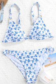 Floral Ring Detail Bikini Set - Ruby's Fashion