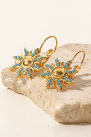 Turquoise Sun Drop Earrings - Ruby's Fashion