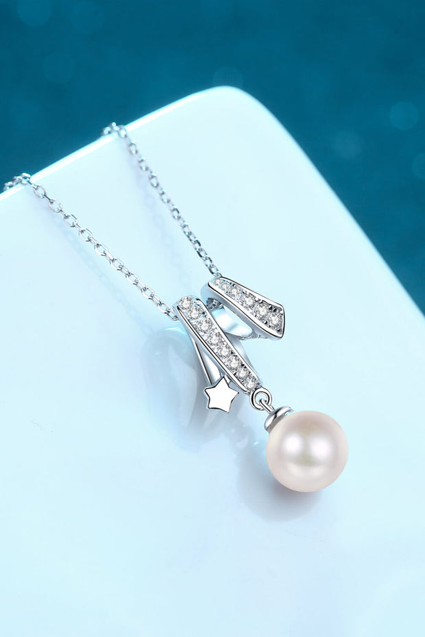 Give You A Chance Pearl Pendant Chain Necklace - Ruby's Fashion