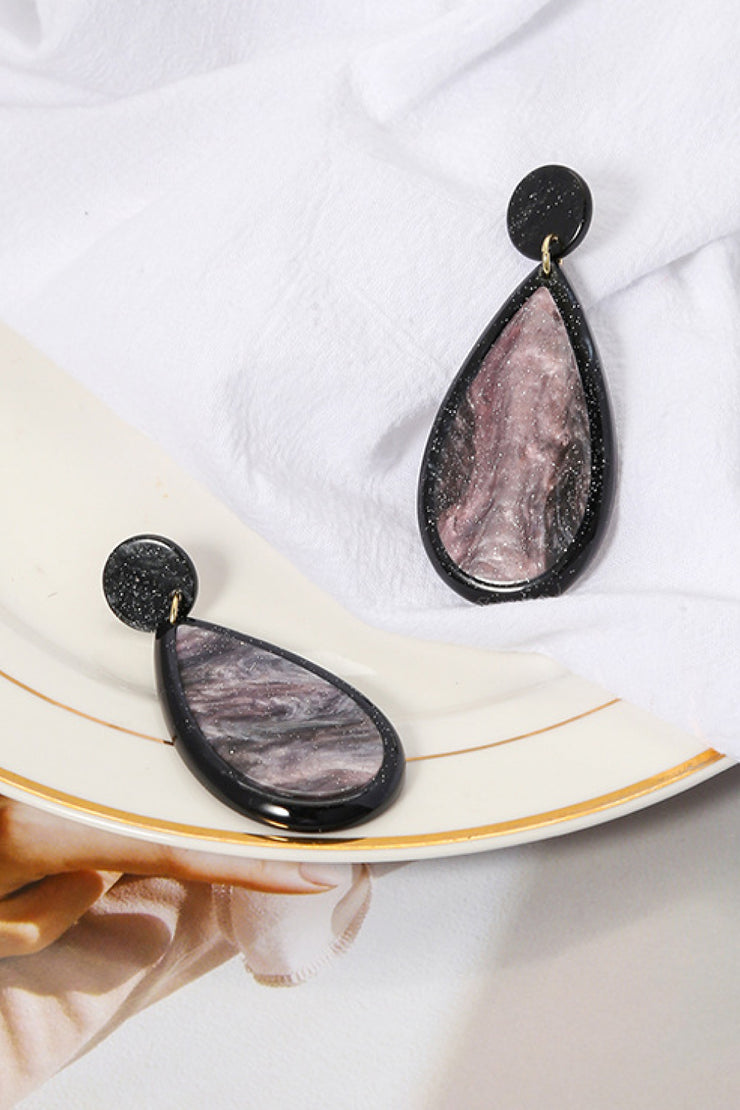 Teardrop Acrylic Earrings - Ruby's Fashion