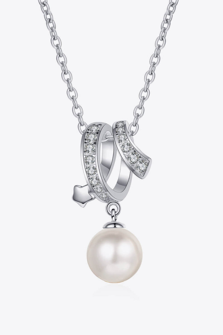 Give You A Chance Pearl Pendant Chain Necklace - Ruby's Fashion