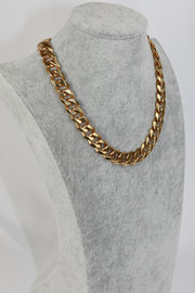 Thick Curb Chain Stainless Steel Necklace - Ruby's Fashion